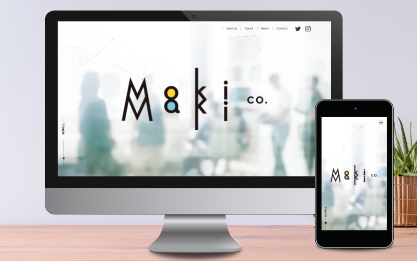 MokiMaki株式会社様のコーポレートサイト制作